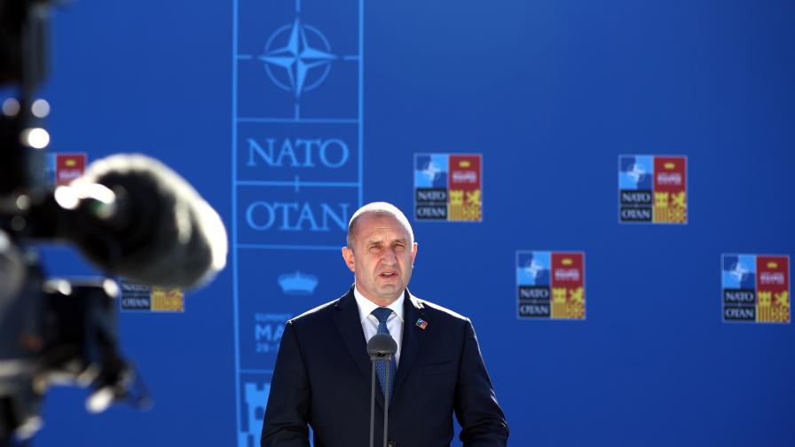 Радев от Мадрид: НАТО се завръща към своята същинска мисия