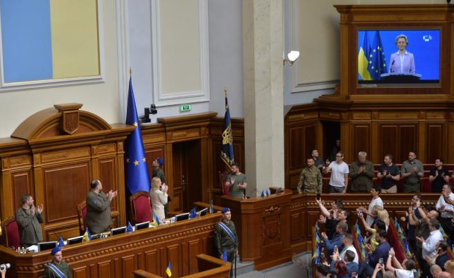 Зеленски: Украйна и ЕС отварят нова глава в историята