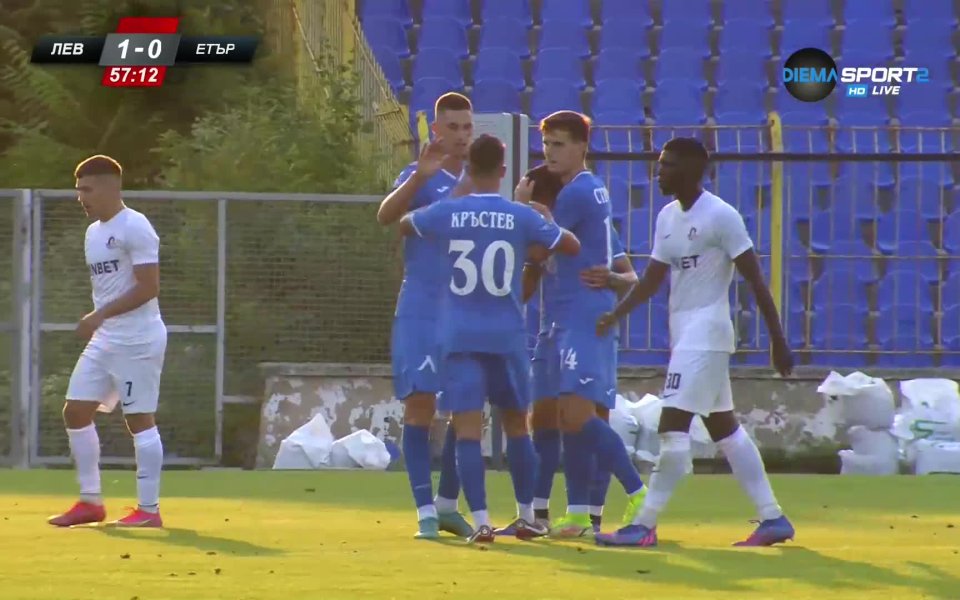 Левски откри резултата в 58-ата минута след скоростна атака. С