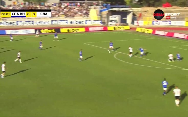Спартак Варна - Славия 0:0 /първо полувреме/