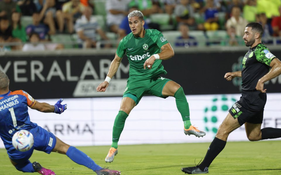 Голмайсторът на Лудогорец Пиерос Сотириу говори след успеха с 3:0