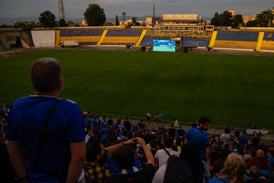 Видеостена на Герена на мача ПАОК Левски1