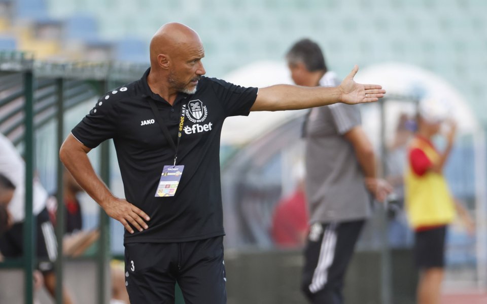 Треньорът на Хебър Фулвио Пеа говори след загубата с 0:1