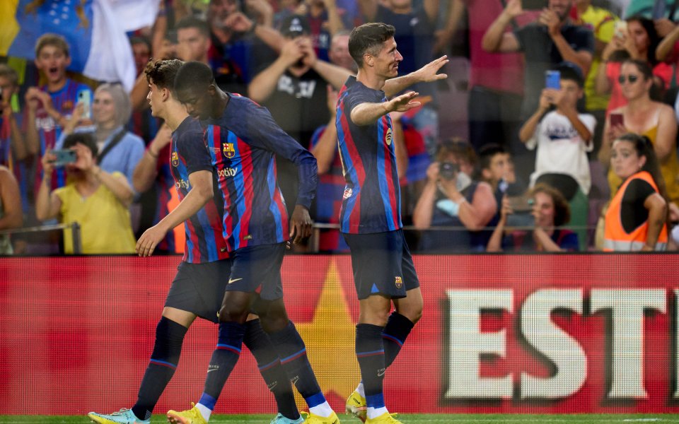 Барселона - УНАМ Пумас 6:0 / Приятелска среща, 07.08.2022 г. - Getty