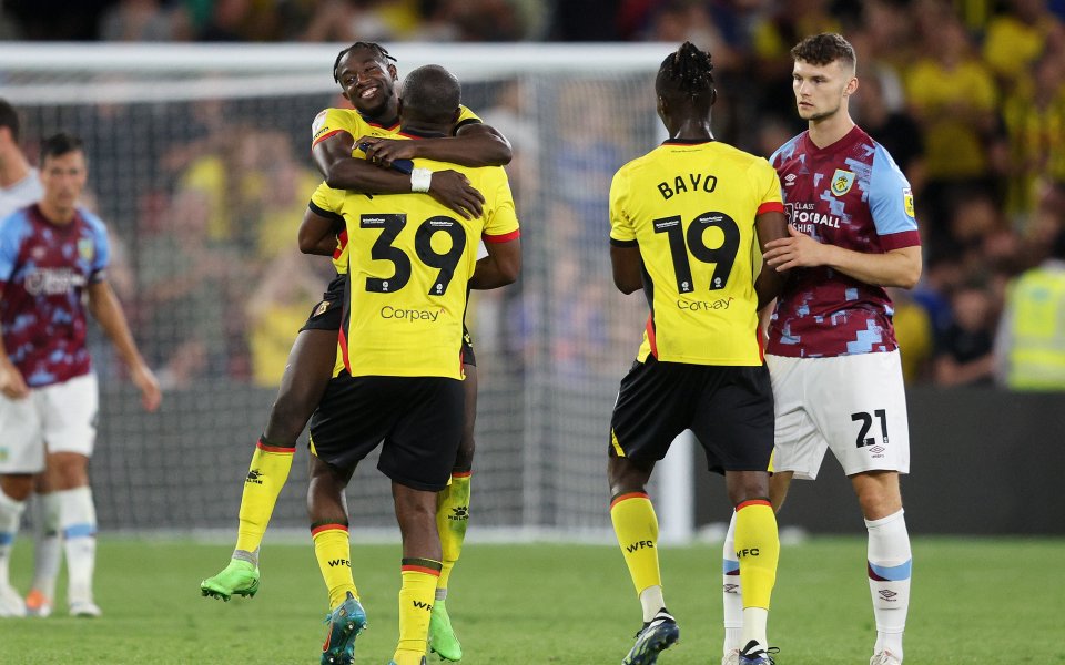 Отборът на Уотфорд постигна минимална победа с 1:0 в домакинството