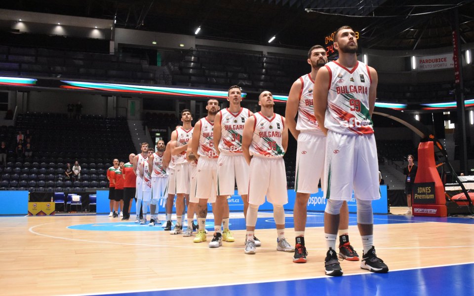 Националният тим на България по баскетбол за мъже допусна второ