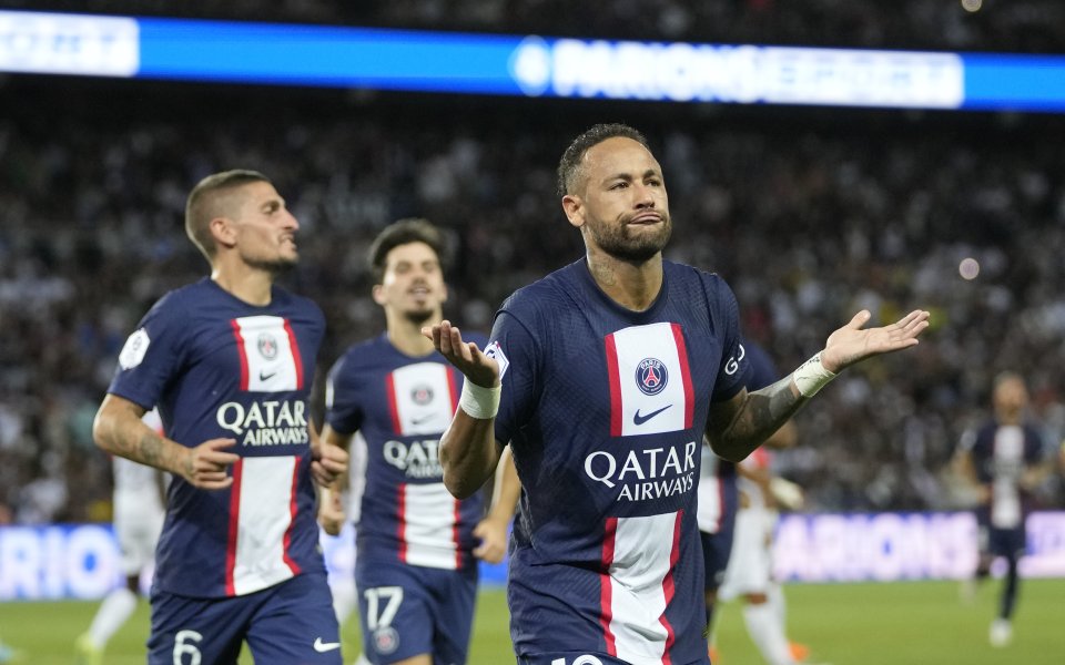 Пари Сен Жермен - Монпелие 5:2 / Лига 1, 2-и кръг, 13.08.2022 г. - БТА