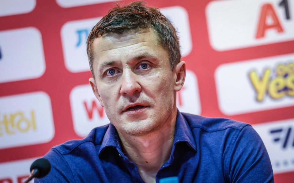 Наставникът на ЦСКА, Саша Илич, даде пресконференция преди утрешното домакинство срещу