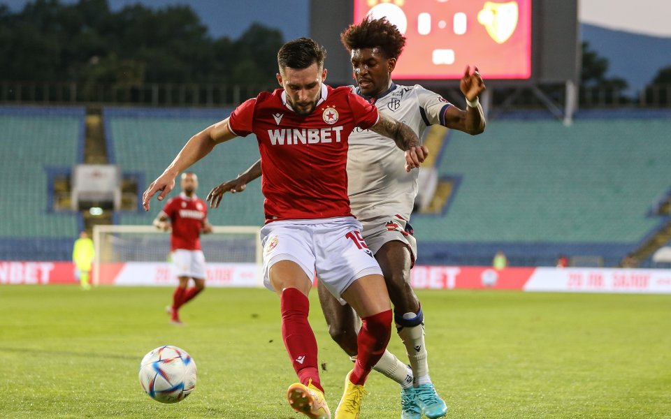 Десният краен защитник на ЦСКА Иван Турицов говори пред клубната