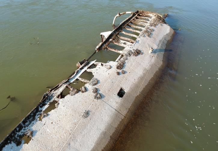 Унгария останки кораб
