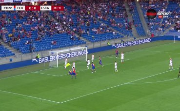 Базел - ЦСКА 0:0 /първо полувреме/