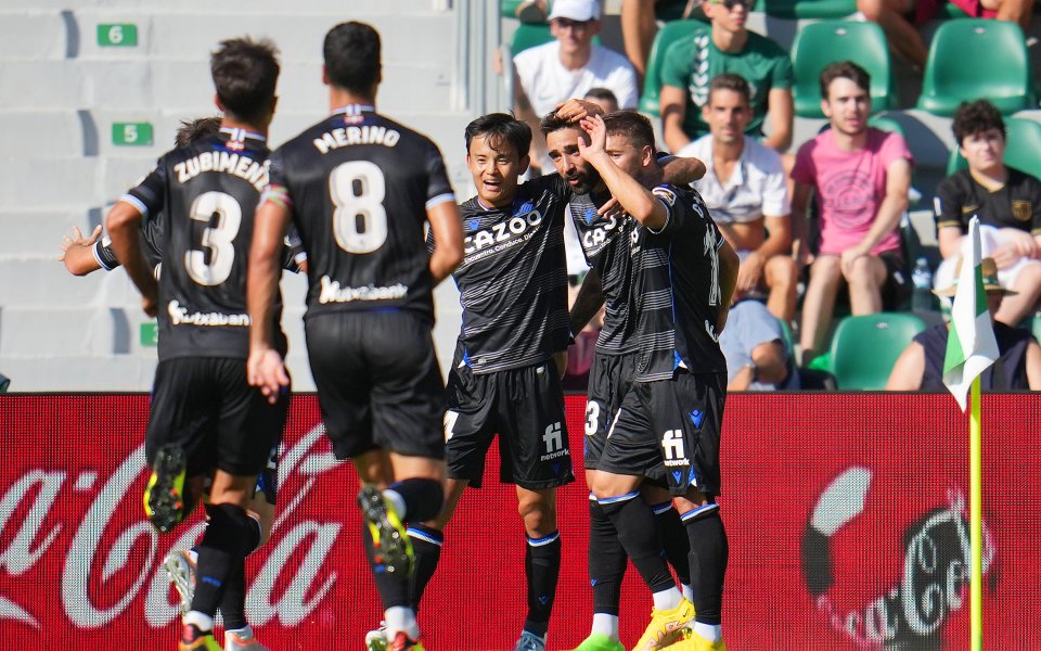 Реал Сосиедад победи Елче с 1:0 като гост в двубой