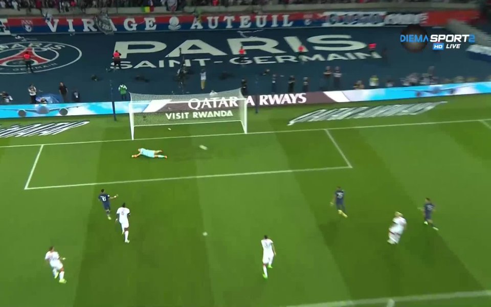 В края на първата част на двубоя срещу Монако, Килиан