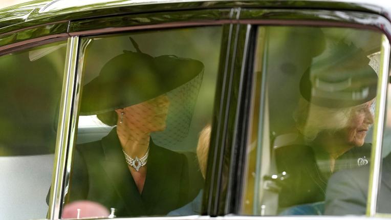  Кейт Мидълтън на погребението на Елизабет Втора 