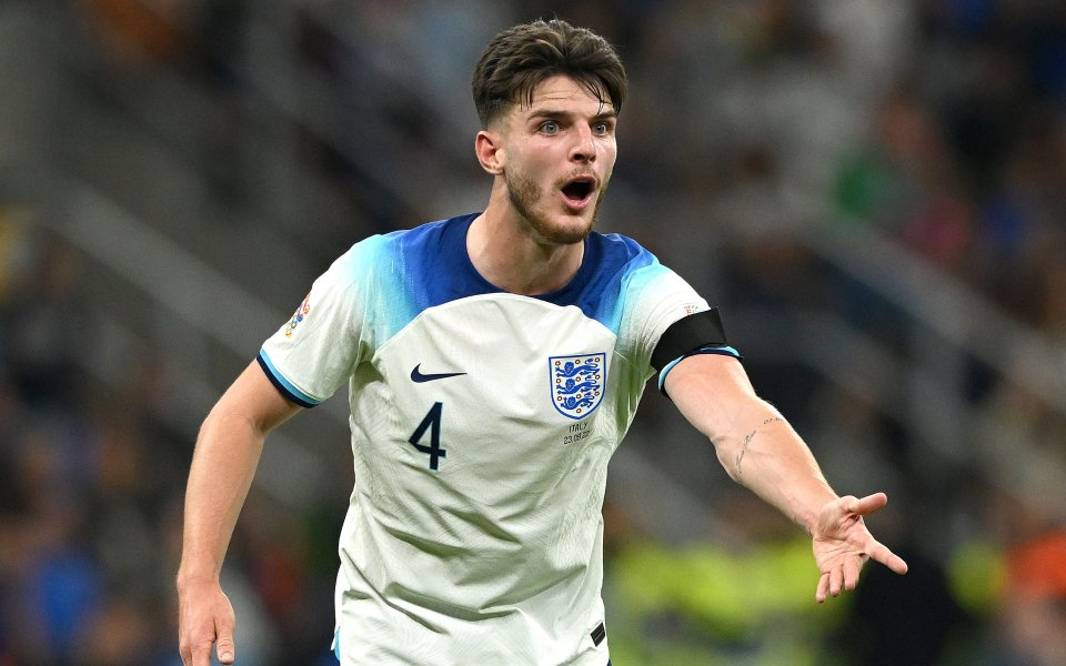 Английският национал Деклан Райс призна, че е разочарован от поражението