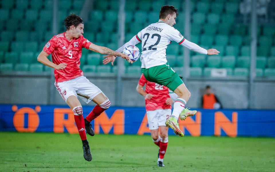 Един от голмайсторите за България при успеха с 5:1 срещу