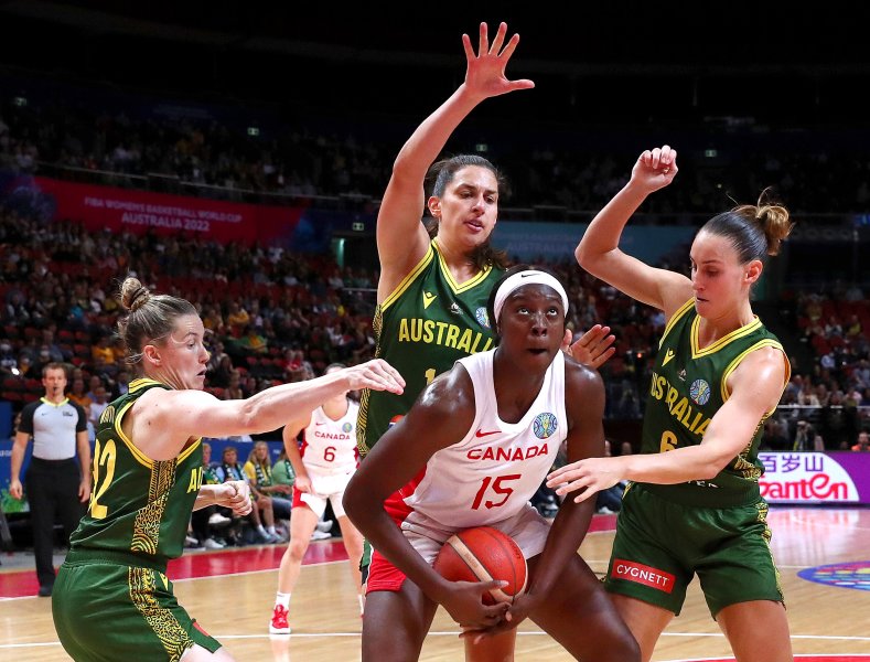 Австралия Канада Световно първенство по баскетбол жени1