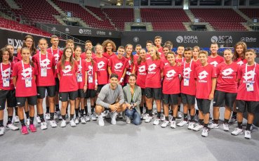 Голямата българска звезда на световния тенис Григор Димитров изненада децата