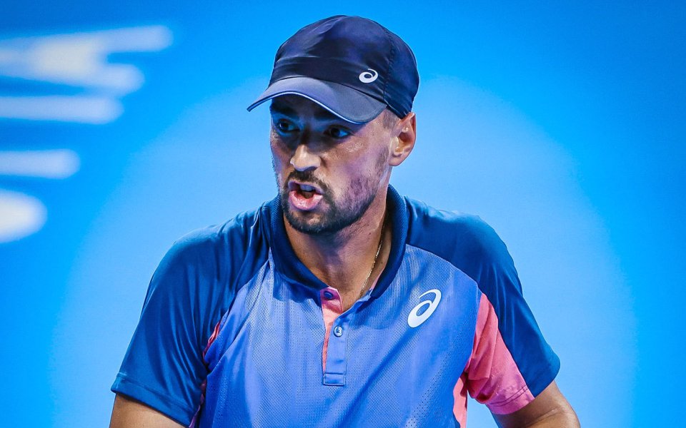 Юго Юмбер - Димитър Кузманов 2:0 сета [7:6 (4), 6:4] / ATP 250, Sofia Open, първи кръг, 27.09.2022 г.