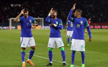 Националният отбор на Бразилия постигна категоричен успех след като разби