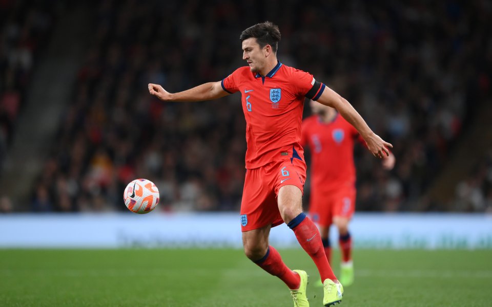 Хари Магуайър беше титуляр в последната среща на Англия. Тя