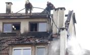Пожар в жилищна сграда в София (СНИМКИ/ВИДЕО)