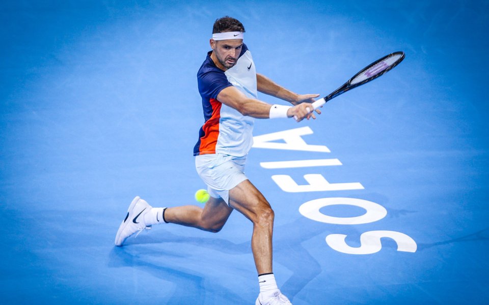 Най-добрият български тенисист Григор Димитров и беларусинът Иля Ивашка играят