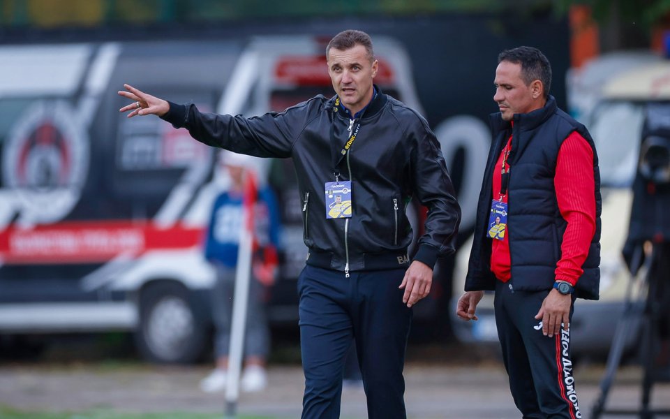 Наставникът на Локомотив София – Станислав Генчев, бе гост в