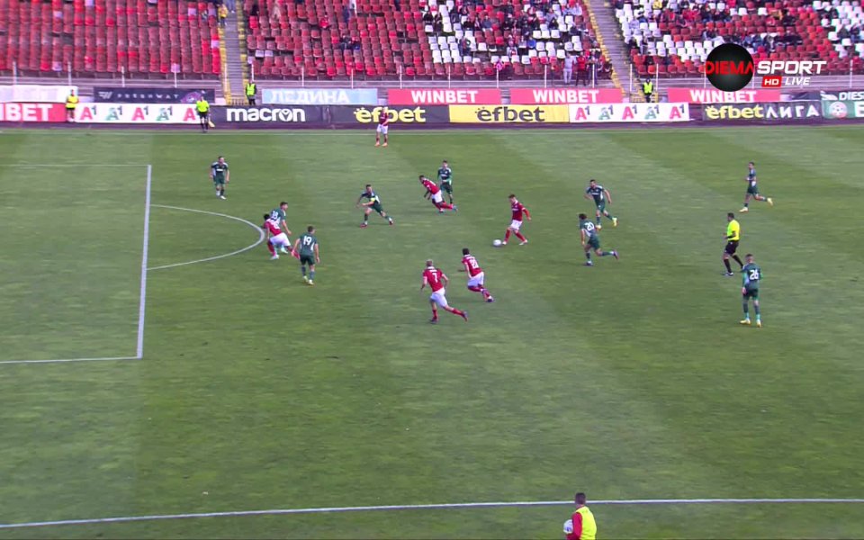 Отборът на ЦСКА поведе срещу Пирин Благоевград с гол на