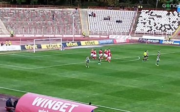 ЦСКА откри срещу Пирин с гол от дузпа на Назон