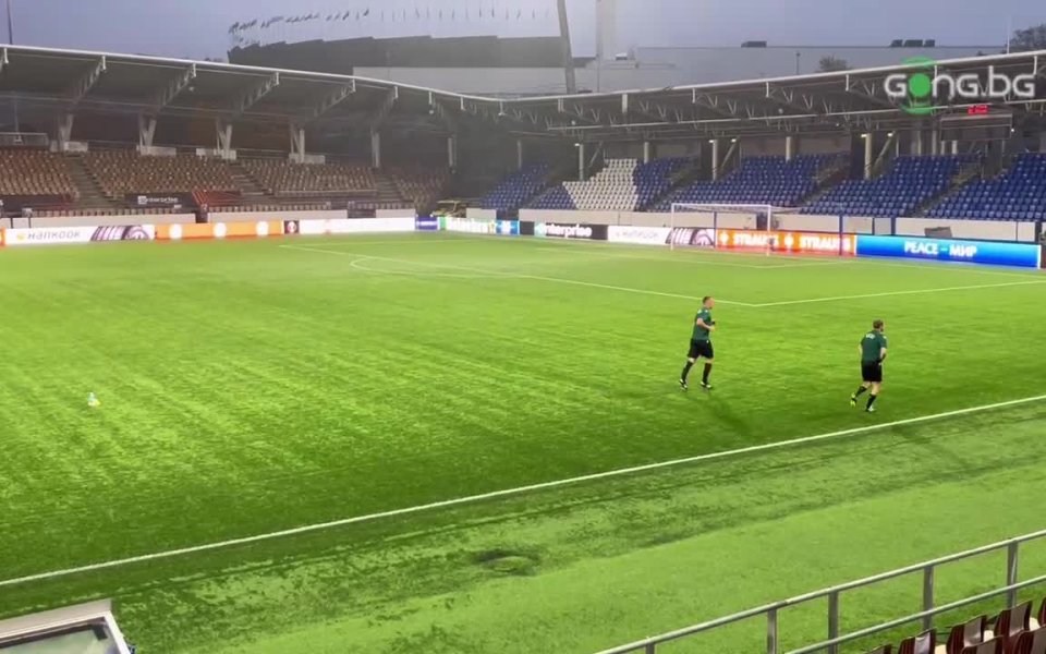 Лудогорец пристигна по-рано днес във финландската столица Хелзинки за двубоя