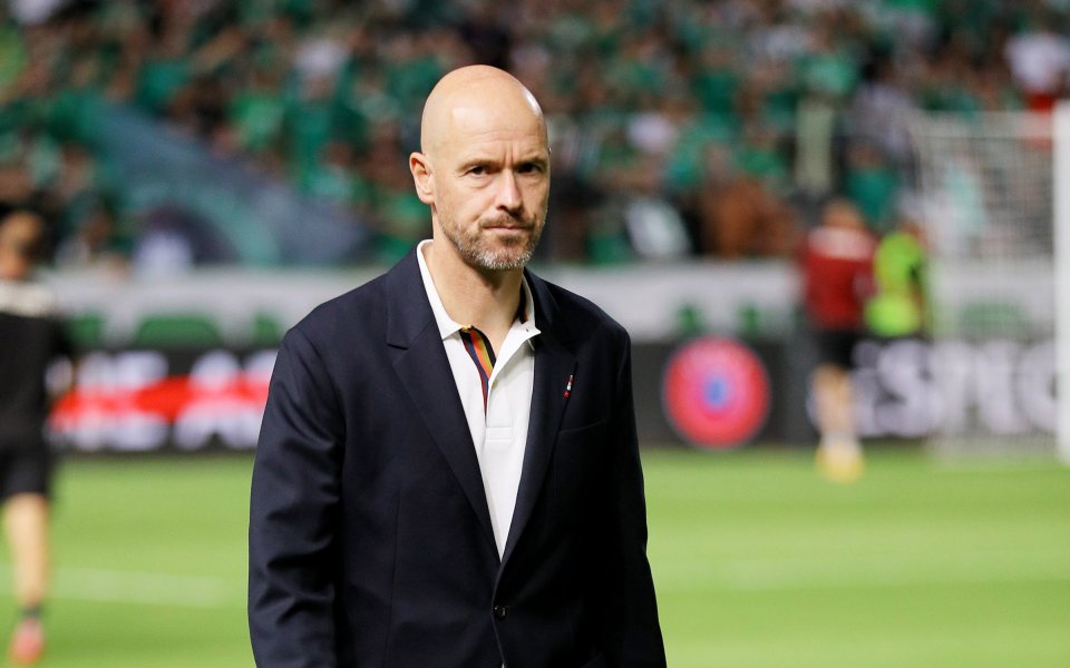 Мениджърът на Манчестър Юнайтед - Ерик тен Хаг, нямаше как