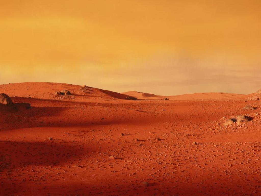 Скала на Марс разсипа изненадващо жълто съкровище след като Curiosity