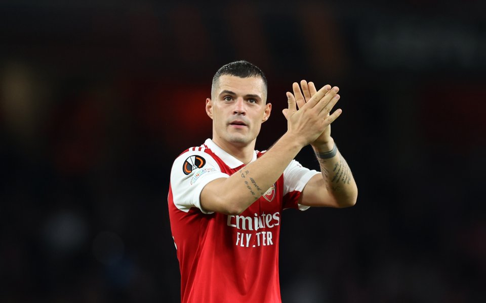 Полузащитникът на Арсенал Гранит Джака обобщи мача от Лига Европа