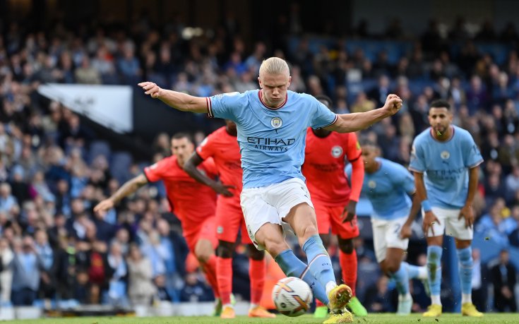 Ман Сити би Брайтън, Ерлинг Халанд с нови два гола