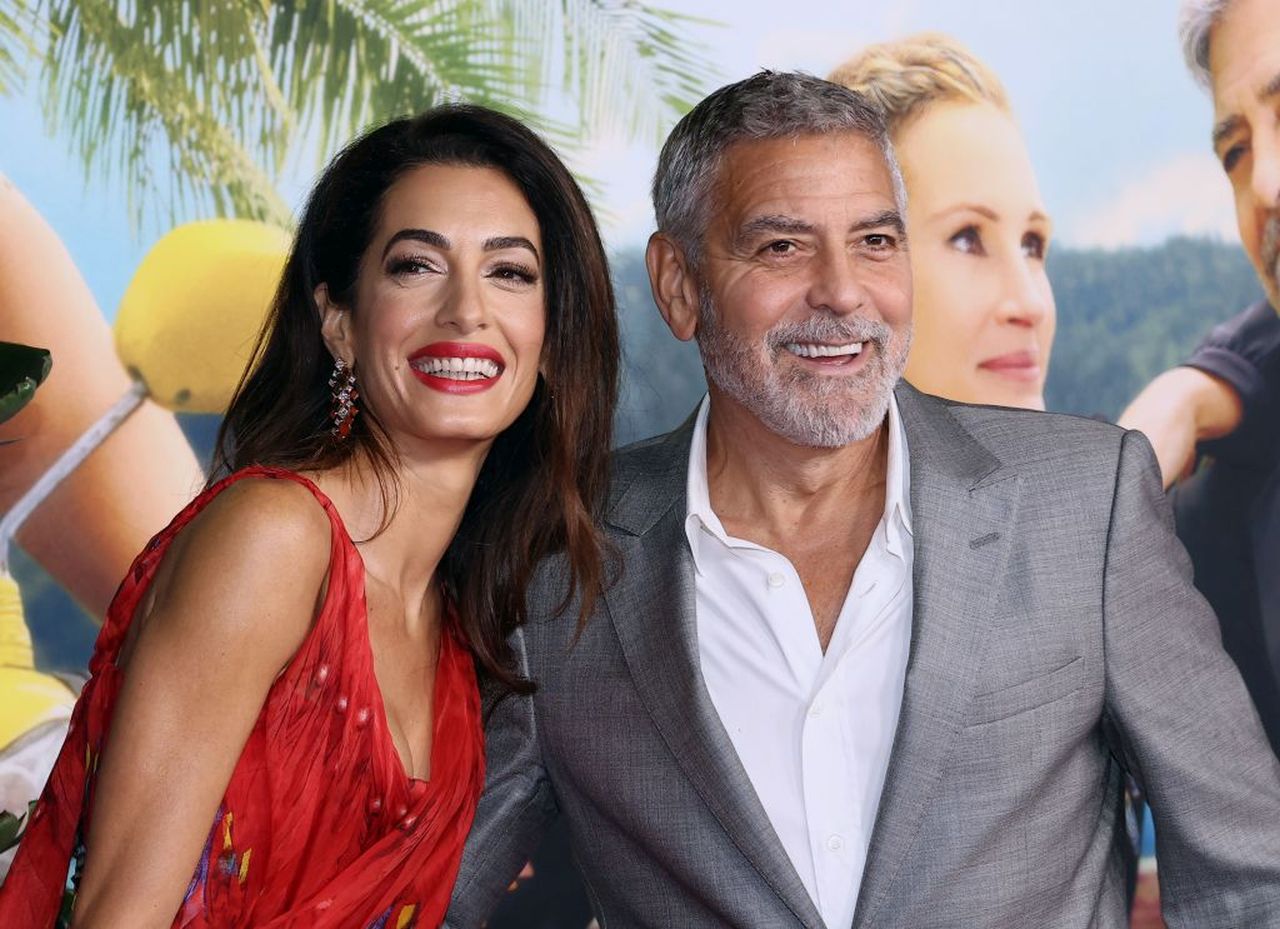 <p>Джордж и Амал Клуни на премиерата на филма &quot;Билет до рая&quot; на 17 октомври 2022 г., Лос Анджелис, Калифорния</p>
