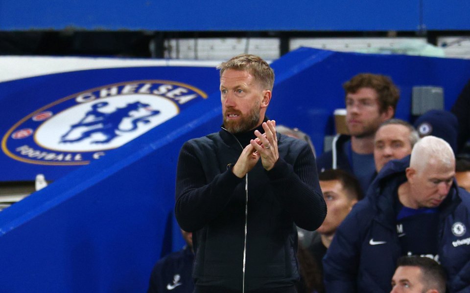 Мениджърът на Челси Греъм Потър отдаде проблемите на Рахийм Стърлинг