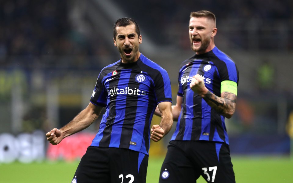 Италианският вицешампион Интер спечели категорично с 4:0 срещу австрийския шампион