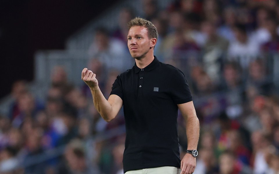 Старши треньорът на Байерн Мюнхен - Юлиан Нагелсман, беше изключително