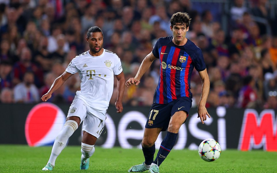 Барселона и Байерн Мюнхен играят при резултат 0:2 в груповата