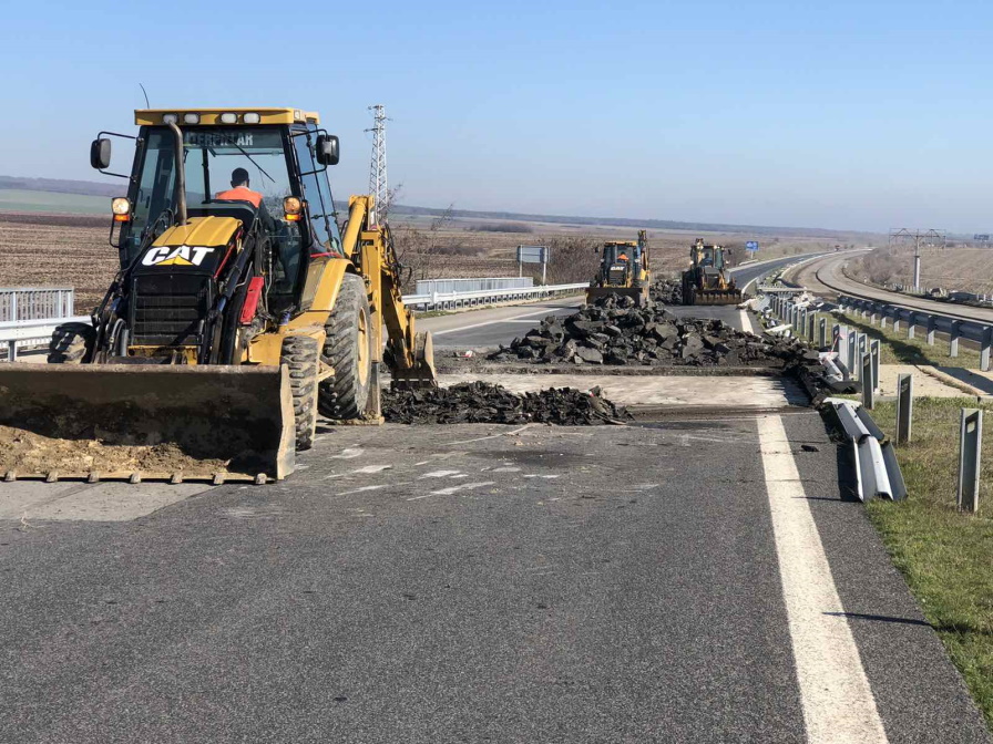 Временно затворена е част от АМ "Тракия" в района на Пловдив