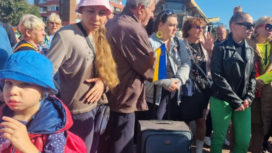 украински бежанци Слънчев бряг