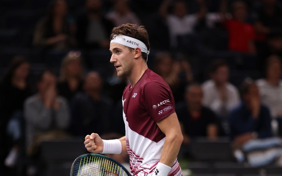 Ришар Гаске - Каспер Рууд 0:2 сета / ATP 1000, първи кръг, 01.11.2022 г.