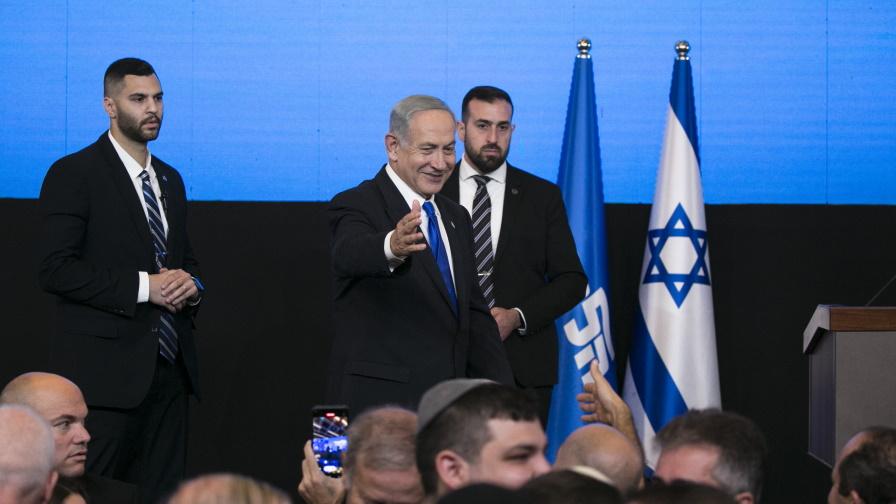 Категорична победа за Нетаняху на вота в Израел