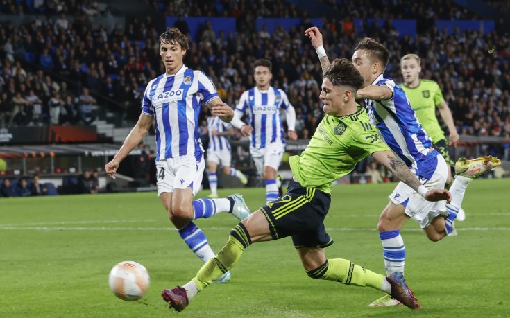 Ман Юнайтед пречупи Реал Сосиедад, но остава втори