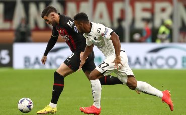 Италианският шампион Милан и Специя играят при резултат 1 1 на