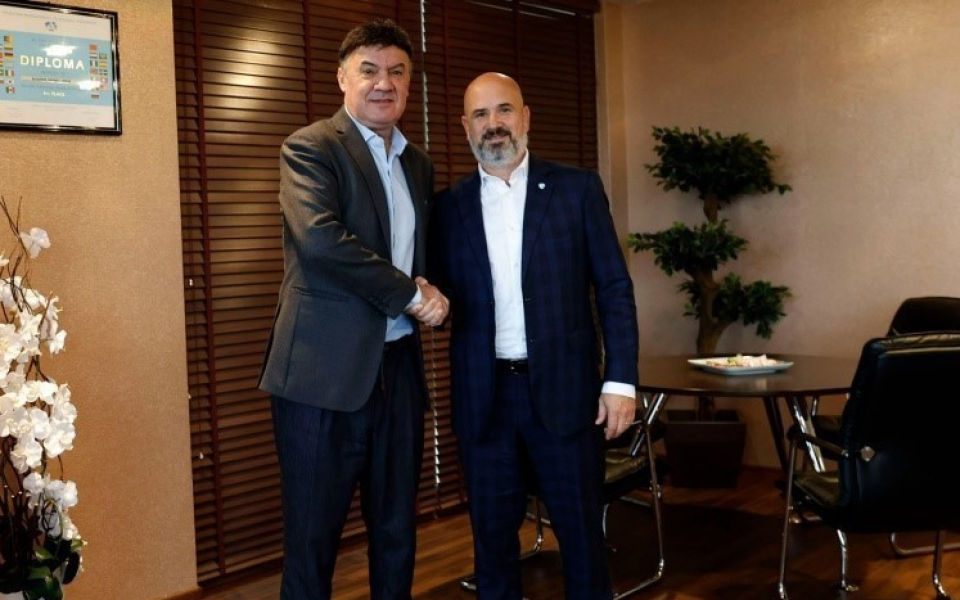 Президентът на Българския футболен съюз Борислав Михайлов прие на официална