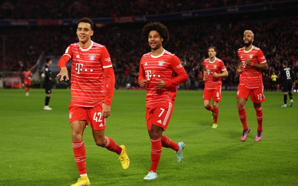 Байерн Мюнхен и Вердер Бремен играят при резултат 6:1 в