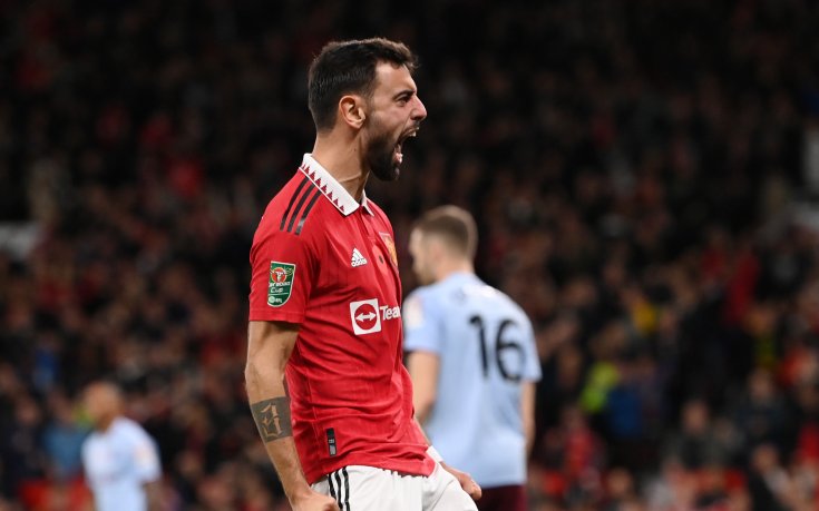 Шеметен футбол! Ман Юнайтед нокаутира Астън Вила след обрат и шест гола за едно полувреме