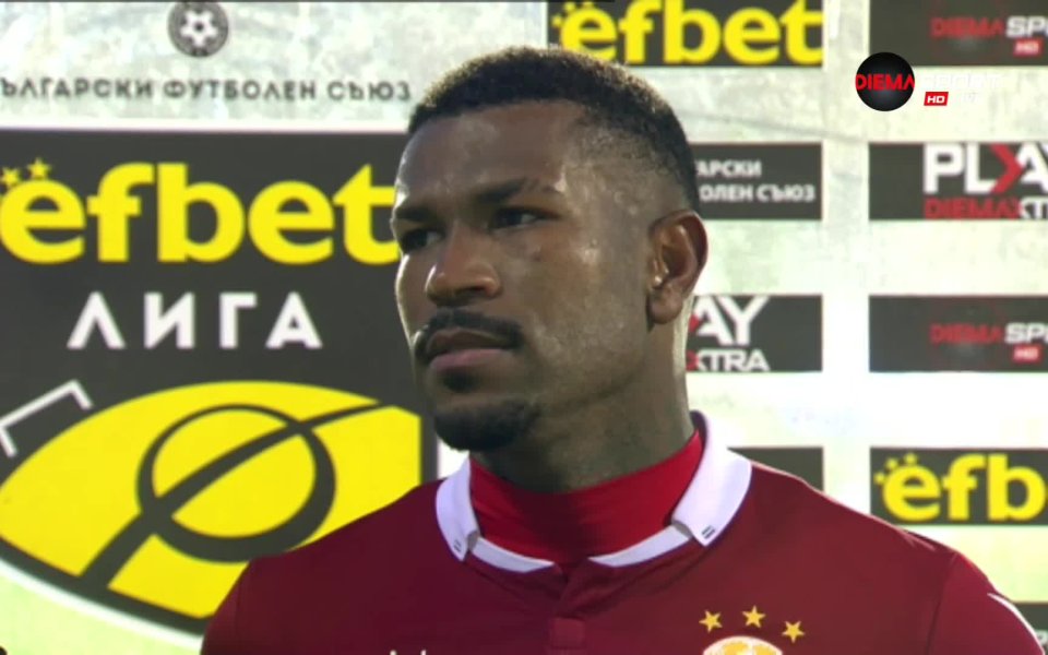 Защитникът на ЦСКА – Жеферсон, не скри радостта си от